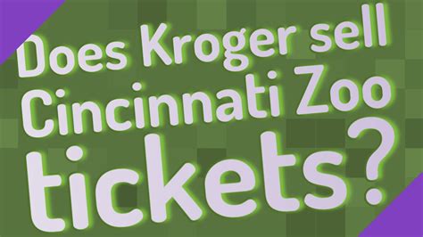 ( 31) $1339. . Kroger discount zoo tickets